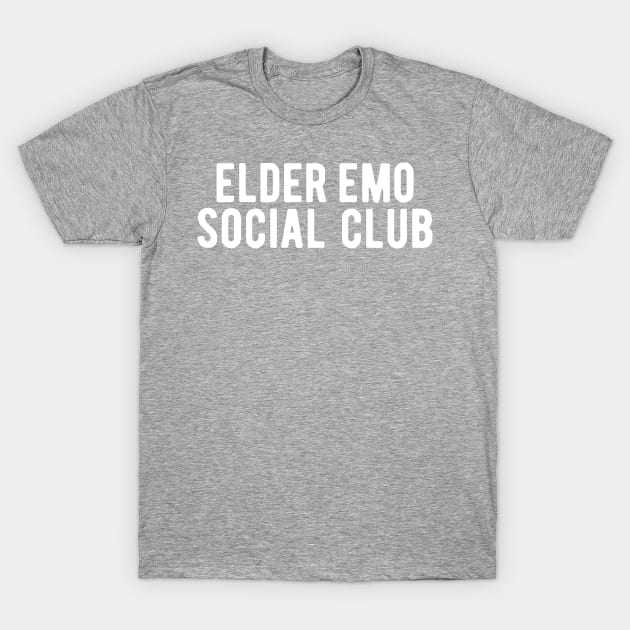 Elder Emo Social Club T-Shirt by blueduckstuff